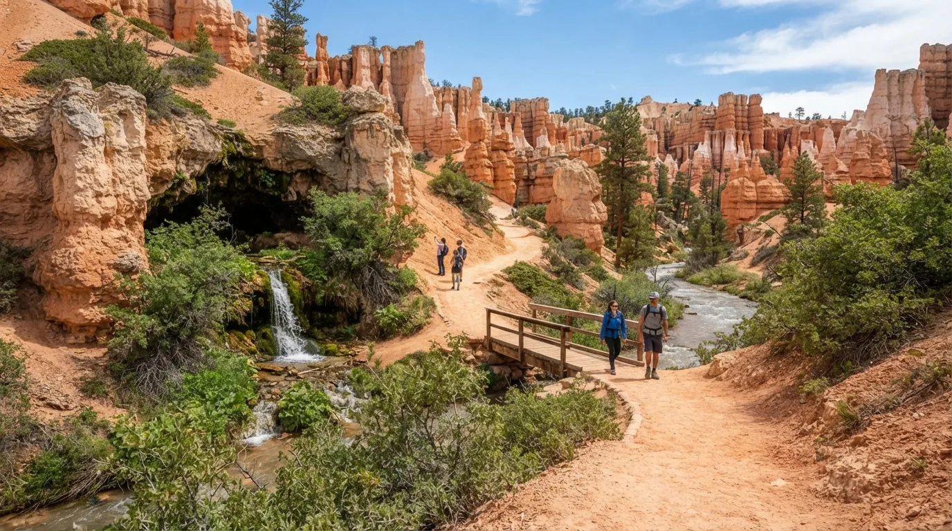 Mossy Cave Trail hiking trail image