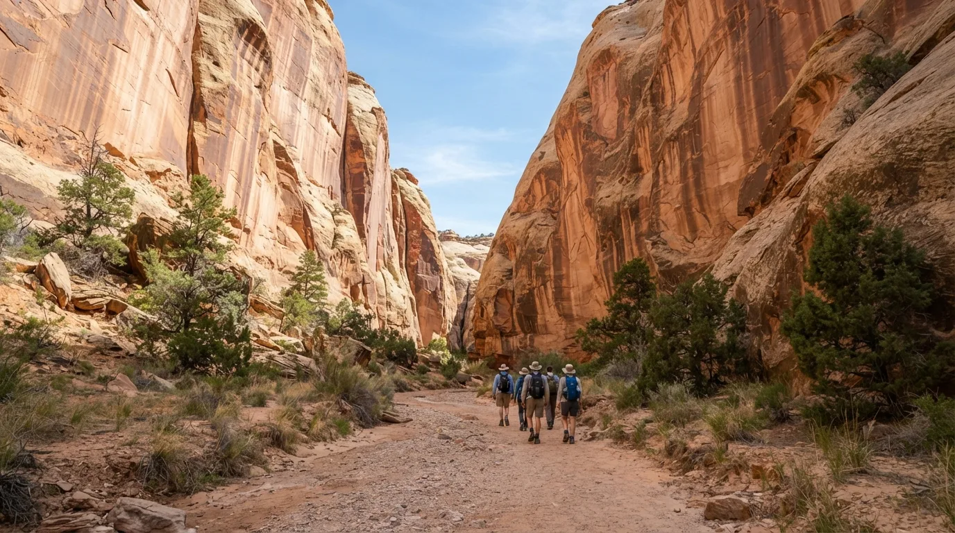 Grand Wash Trail hiking trail image