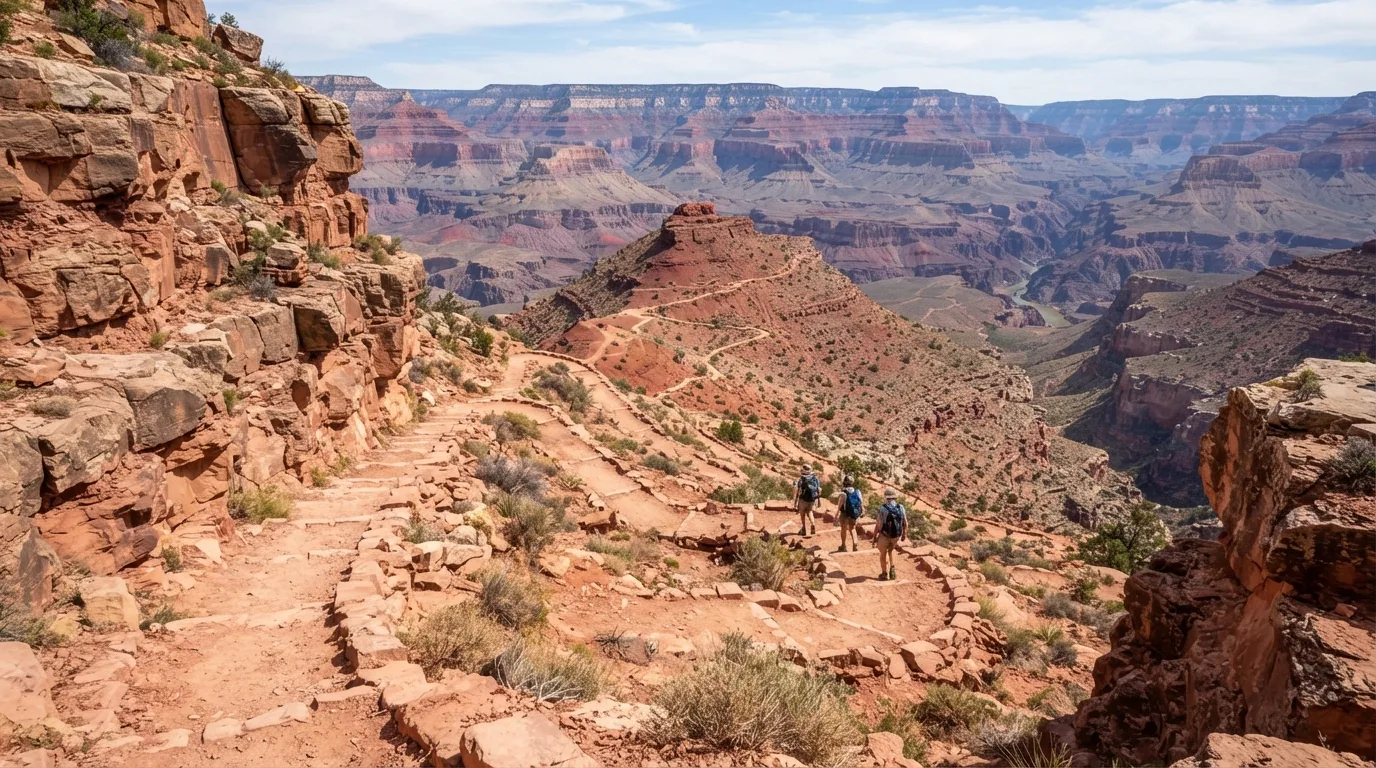 South Kaibab Trail to Cedar Ridge hiking trail image