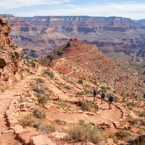 South Kaibab Trail to Cedar Ridge