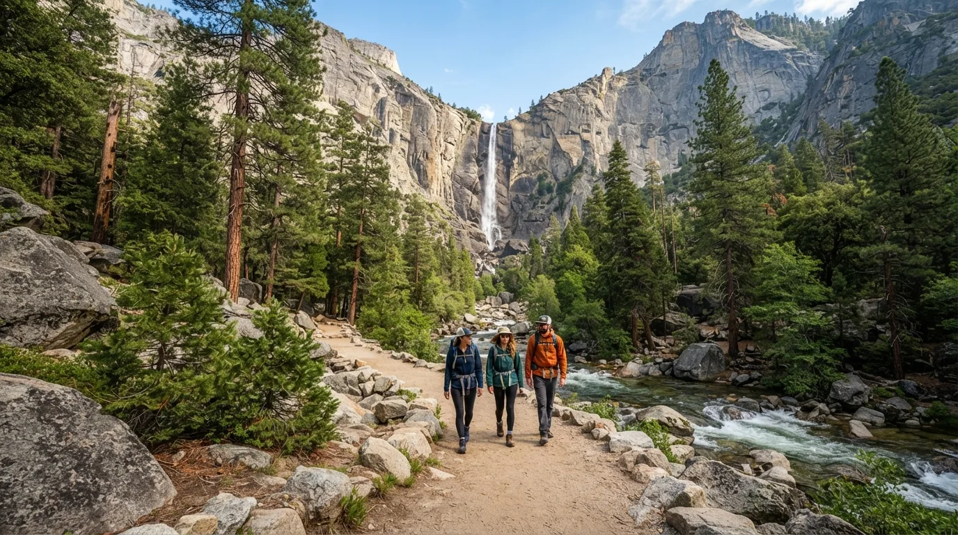 Tokopah Falls Trail hiking trail image