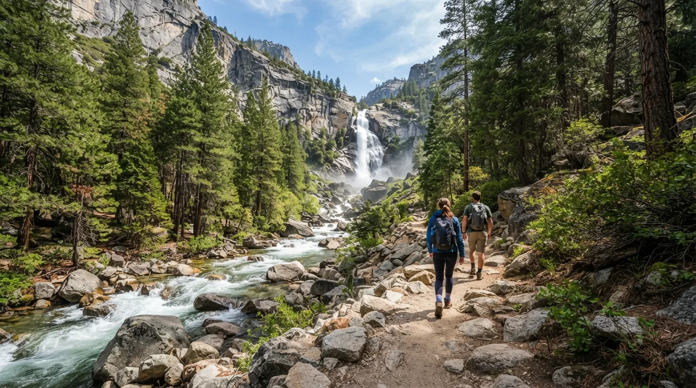 Mist Falls Trail hiking trail image