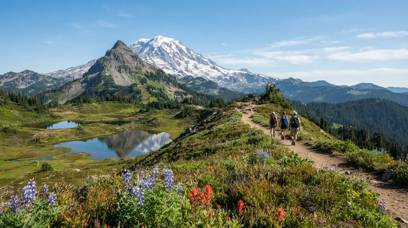 Naches Peak Loop hiking trail image