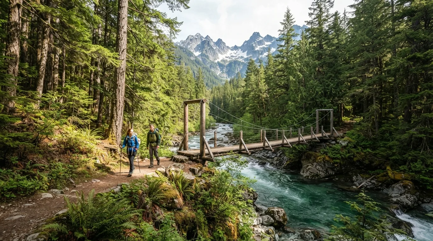 Thunder Creek to the Bridge hiking trail image