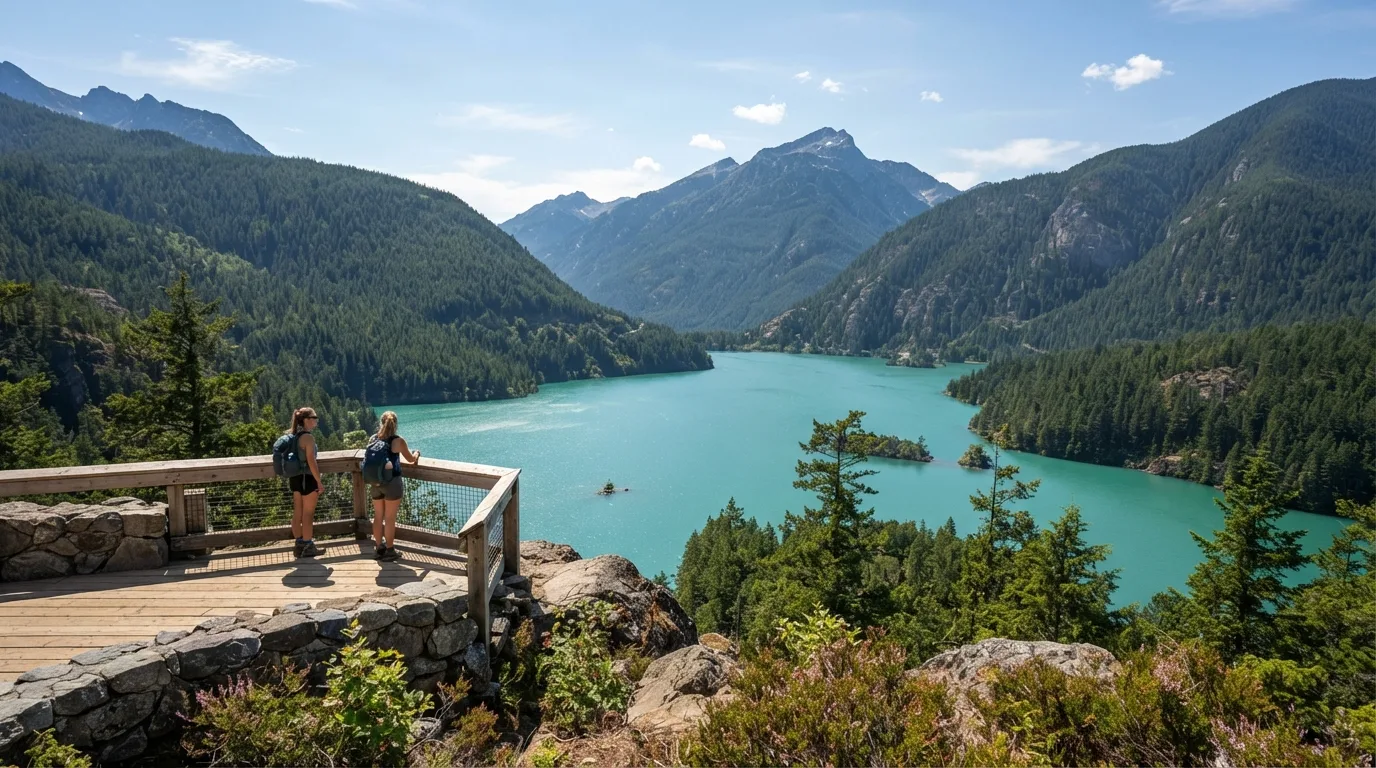 Diablo Lake Trail hiking trail image