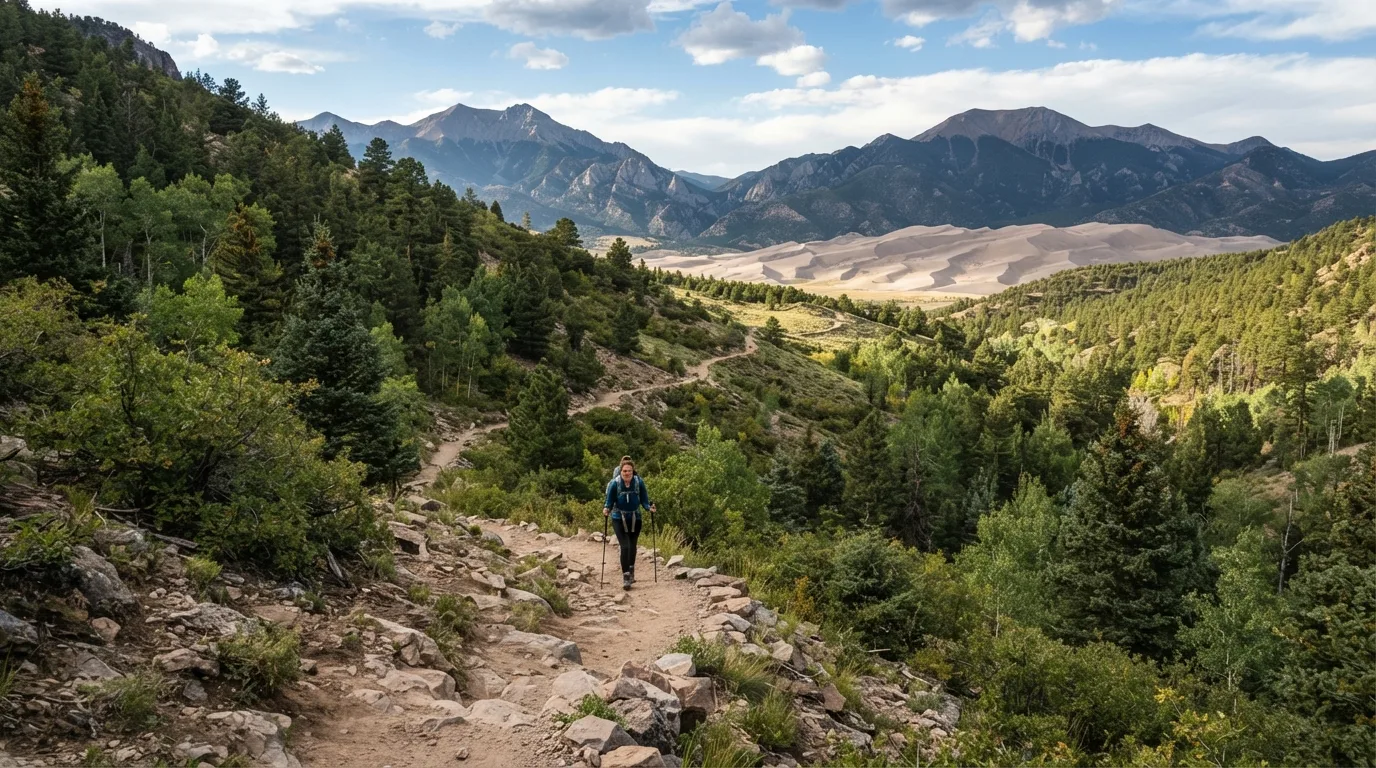 Mosca Pass Trail hiking trail image