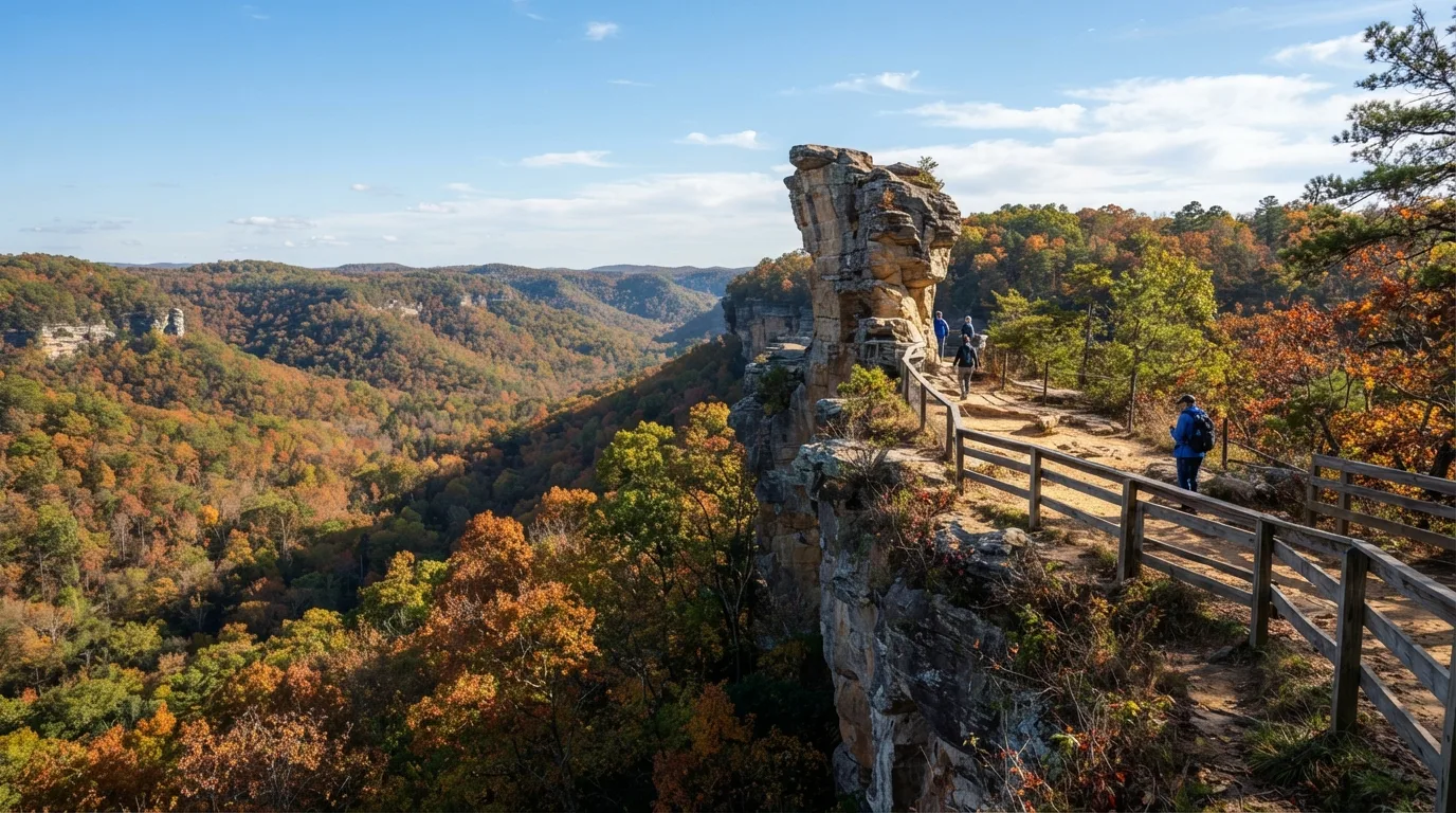 Chimney Top Rock Trail hiking trail image