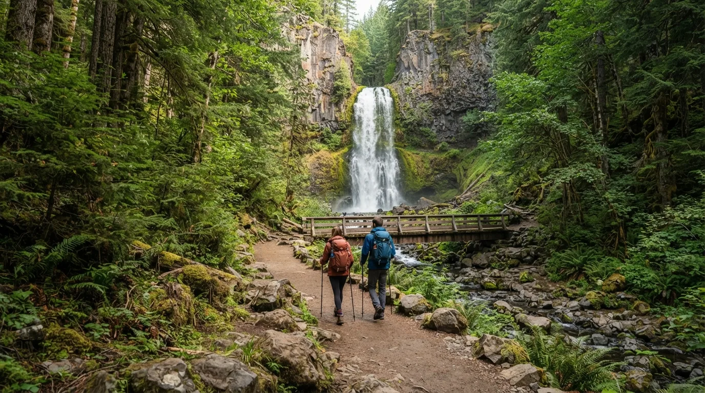 Tamanawas Falls Trail hiking trail image