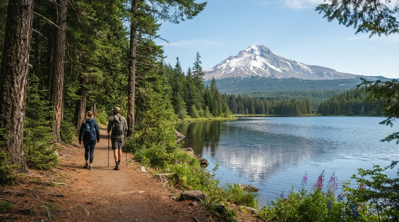 Trillium Lake Loop Trail hiking trail image