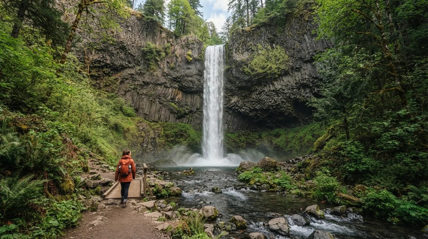 Latourell Falls Loop hiking trail image
