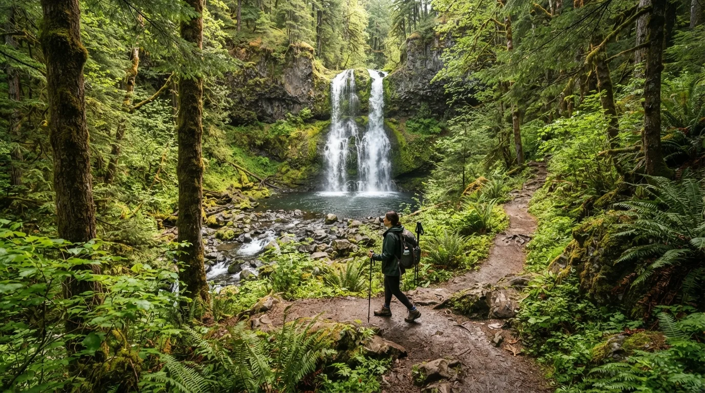 Dry Creek Falls Trail hiking trail image