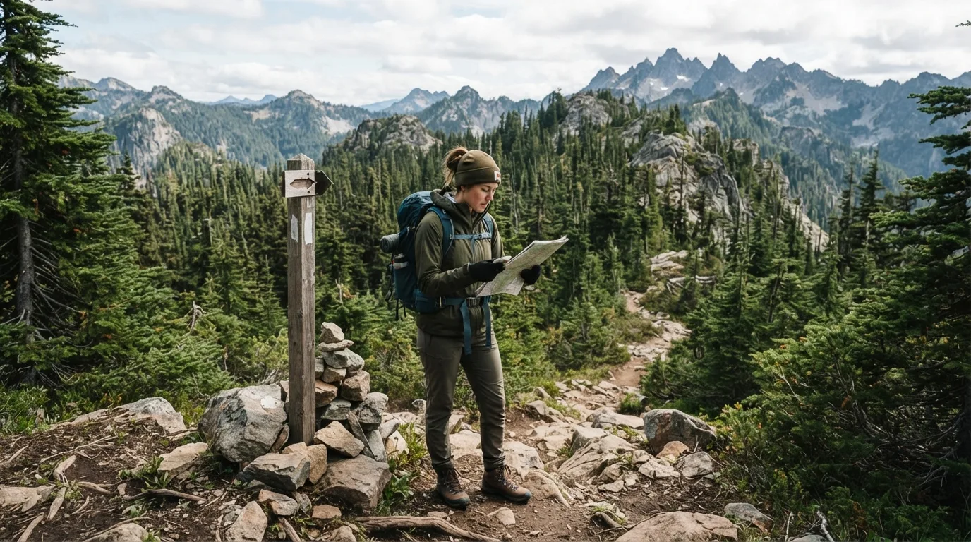 What to Do If You Get Lost Hiking hiking trail image