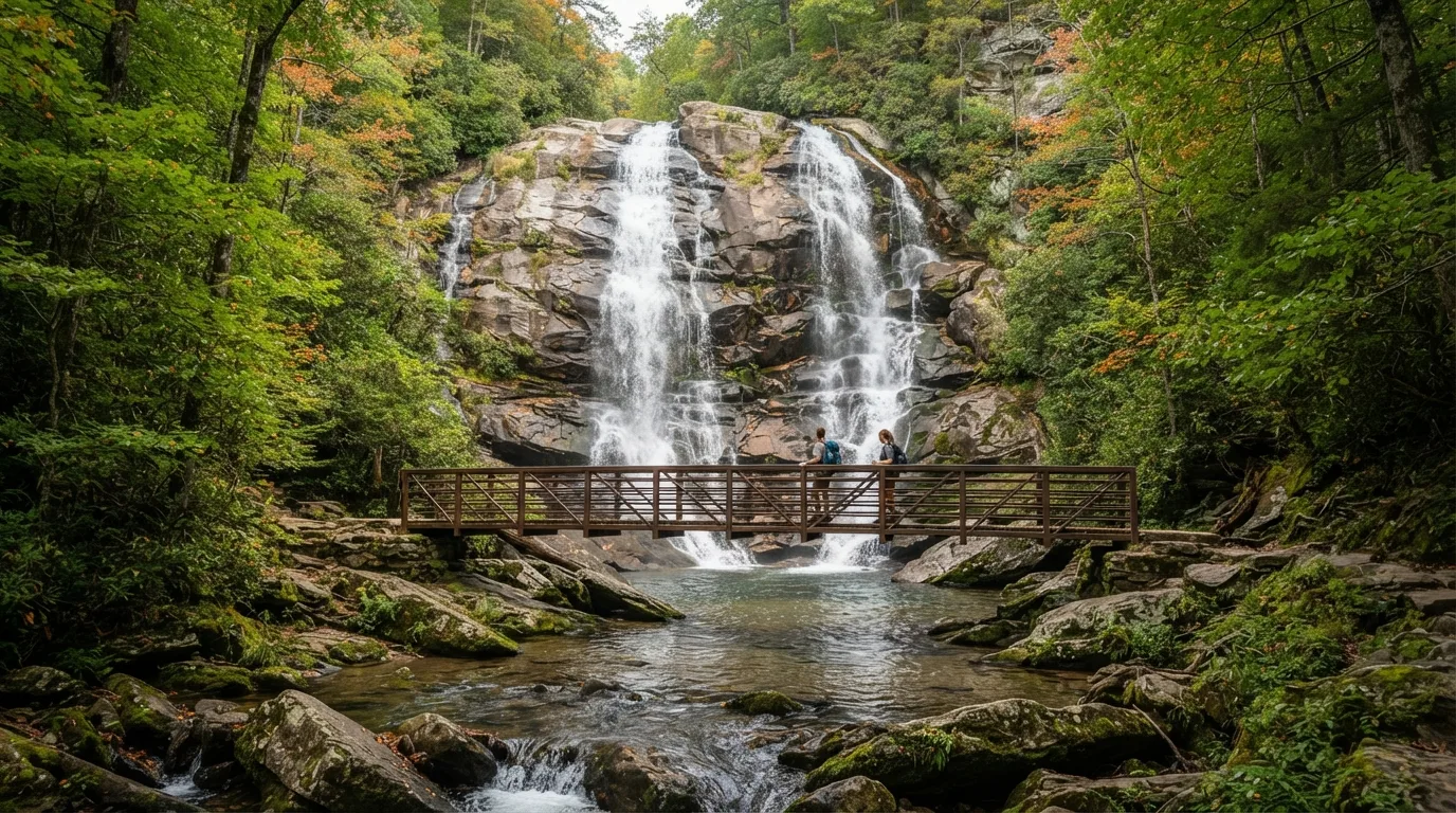 Catawba Falls Trail hiking trail image