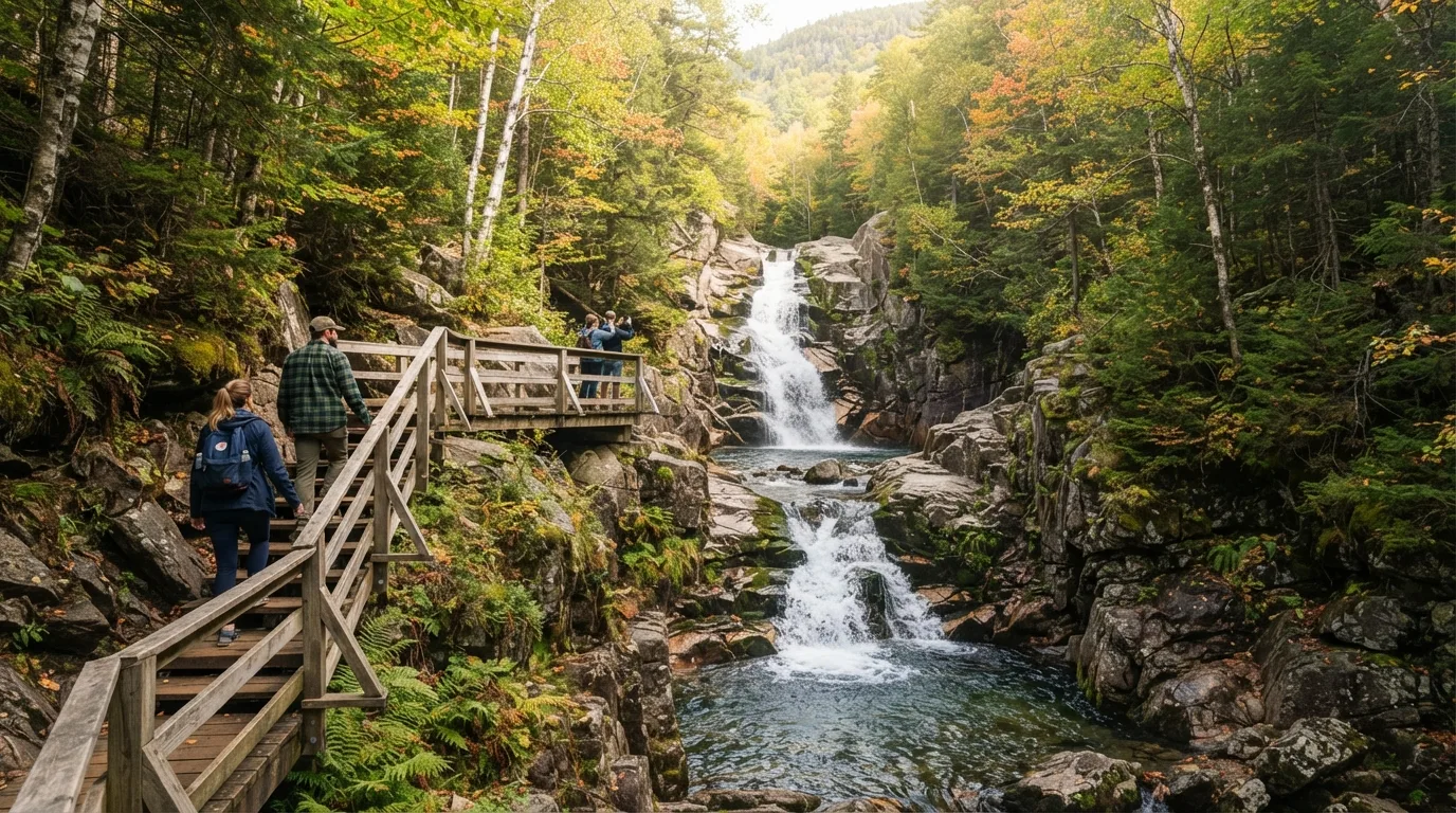 Sabbaday Falls Trail hiking trail image
