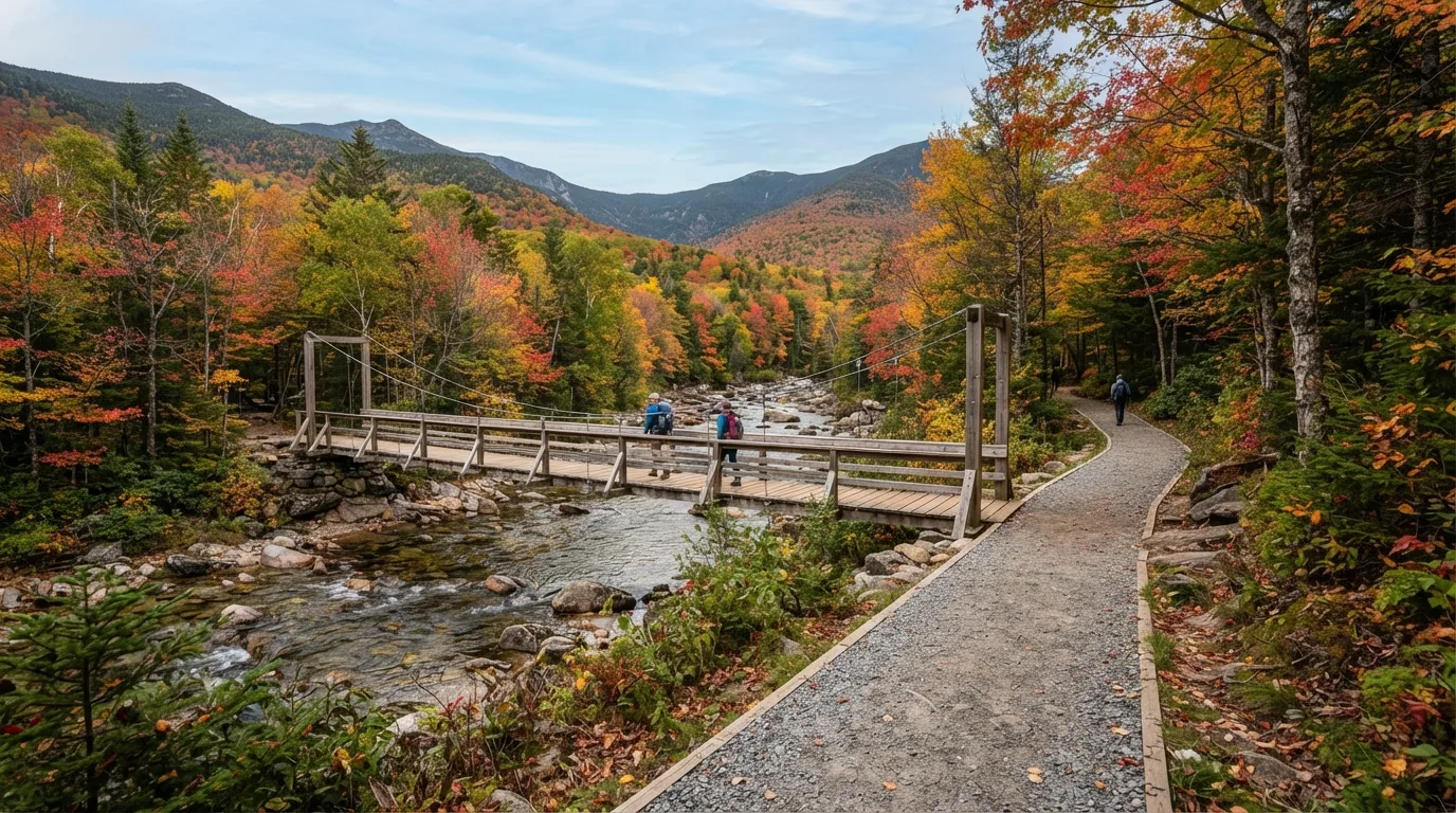 Lincoln Woods Trail hiking trail image