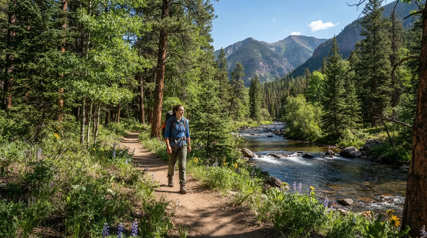 Piedra River Trail Day Hike hiking trail image