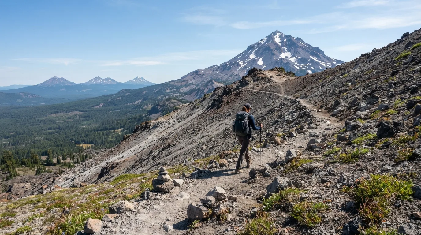 South Sister Climber Trail hiking trail image
