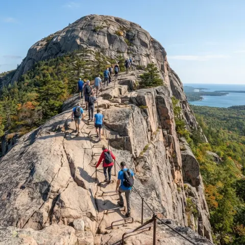 Beehive Loop Trail in Acadia National Park