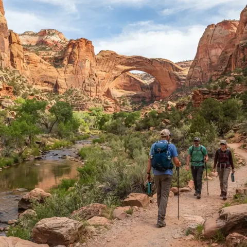 Kolob Arch via La Verkin Creek Trail