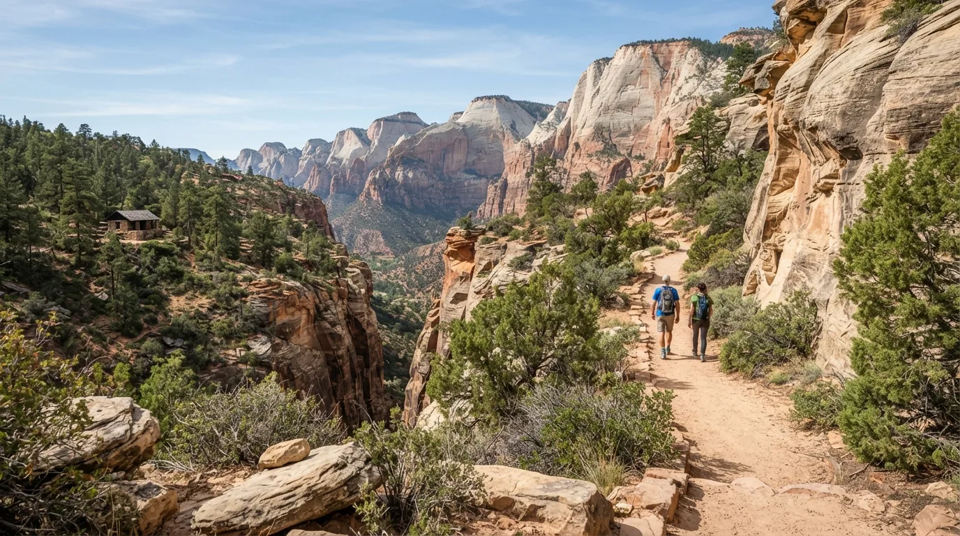 West Rim Trail to Cabin Spring hiking trail image