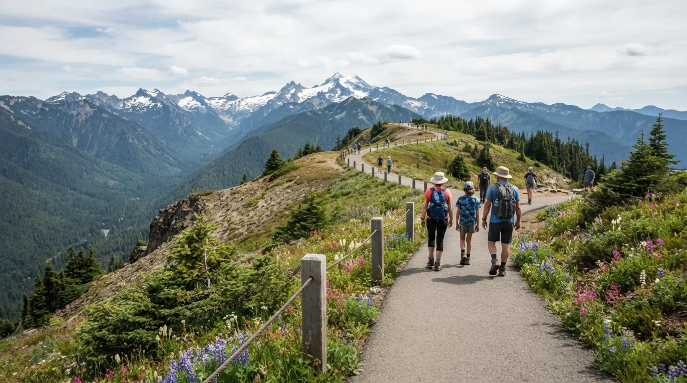 Hurricane Hill Trail hiking trail image