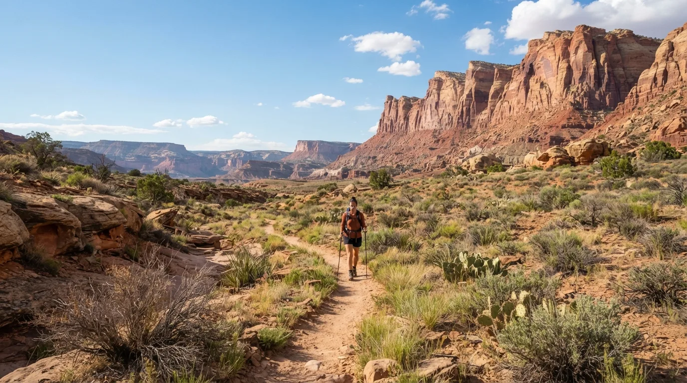 Chinle Trail from Coalpits Wash hiking trail image