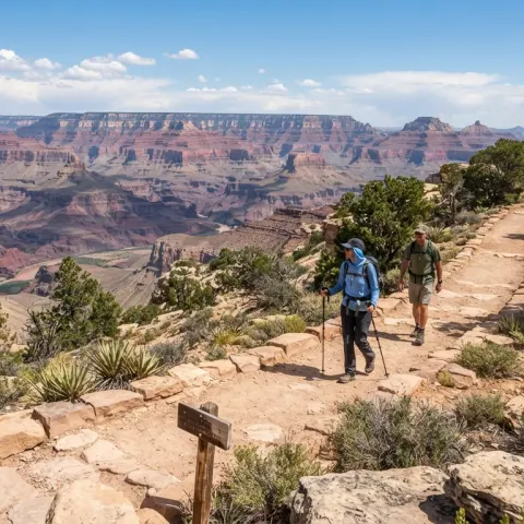 Rim Trail from Hermits Rest to Monument Creek Vista
