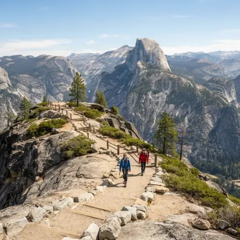 Panorama Trail from Glacier Point