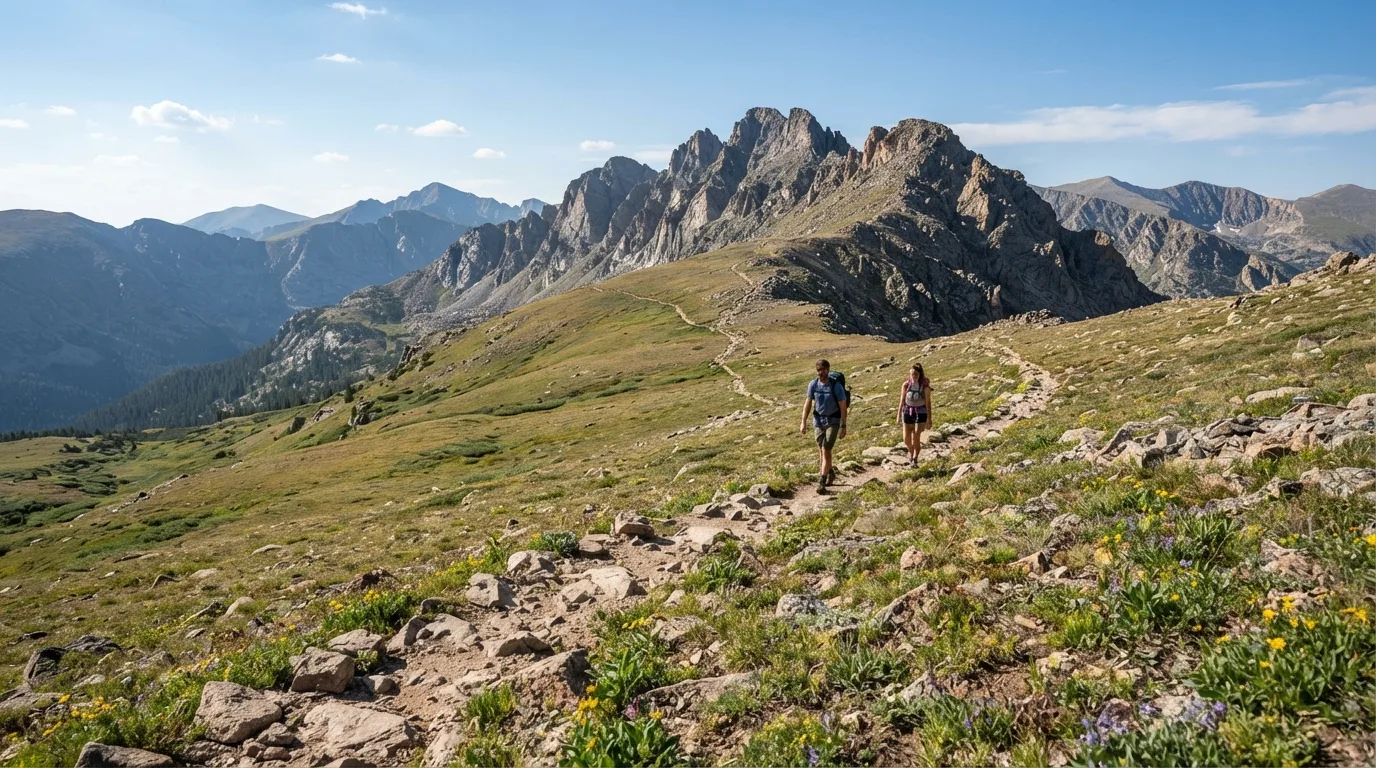 Ute Trail to Tombstone Ridge hiking trail image