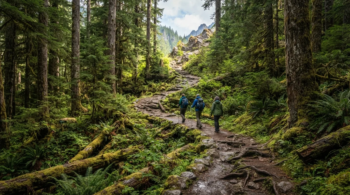 Sol Duc Trail to Deer Lake hiking trail image