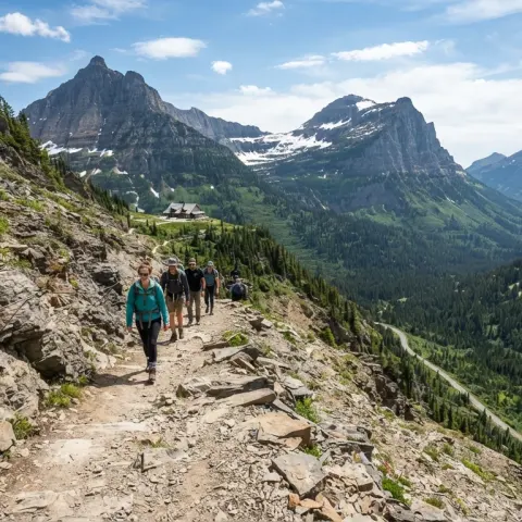 Highline Loop via Granite Park Chalet