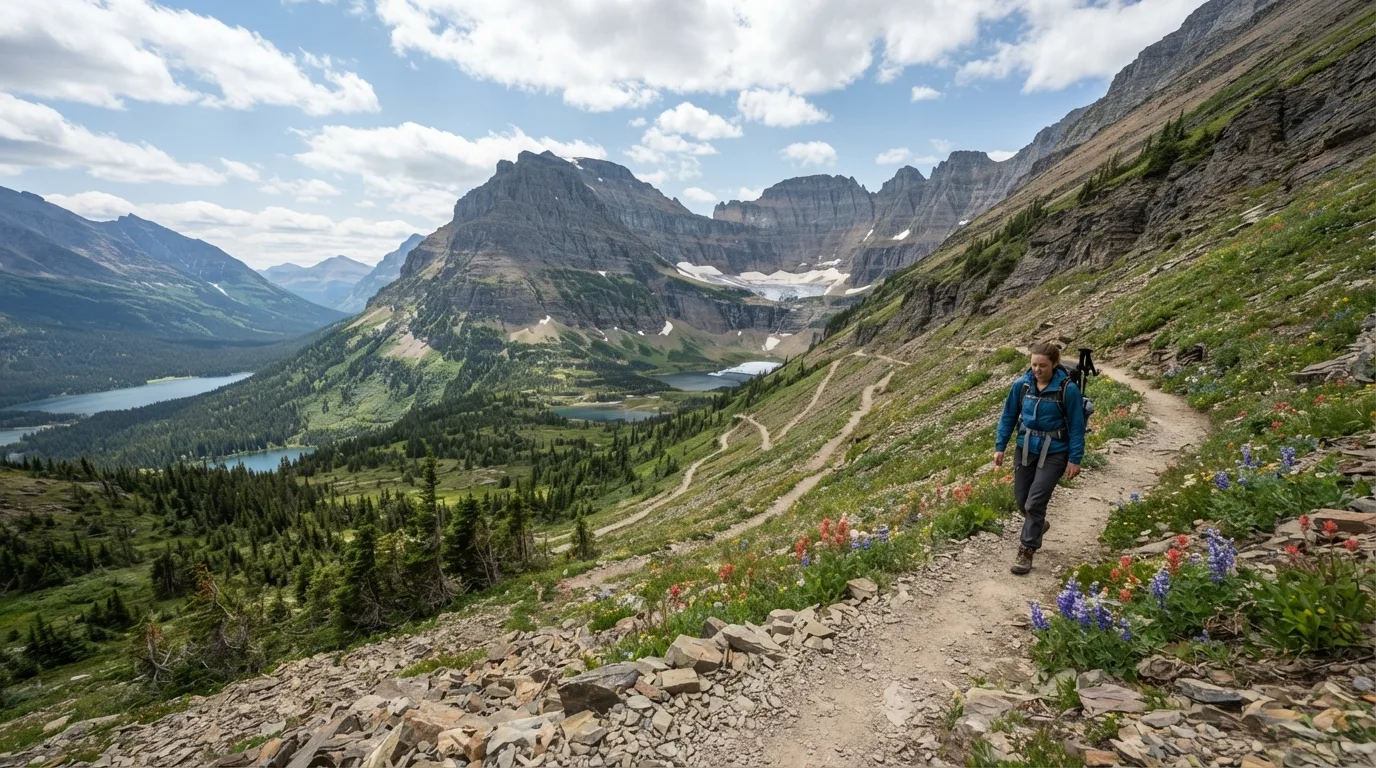 Swiftcurrent Pass Trail hiking trail image