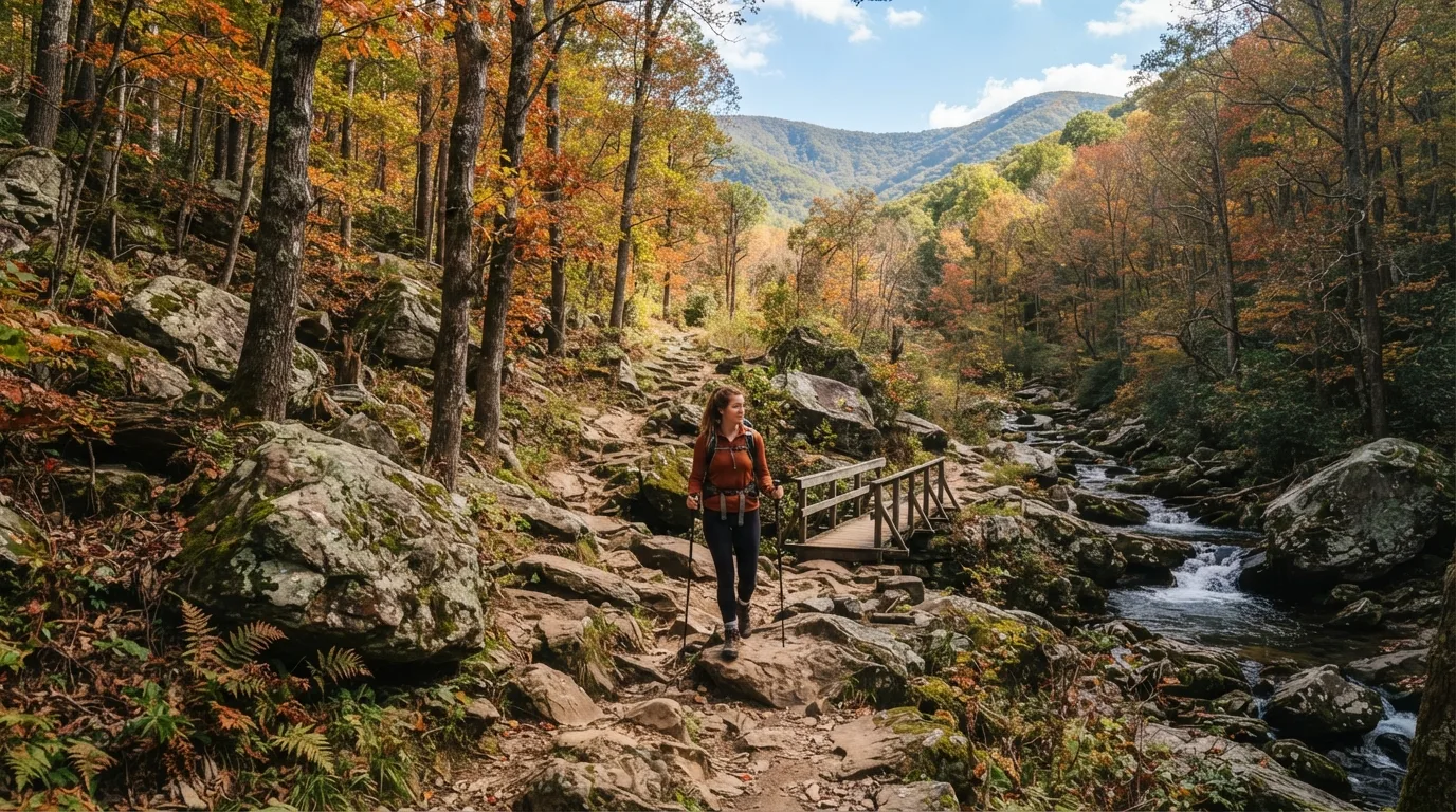 Whiteoak Canyon and Cedar Run Loop hiking trail image