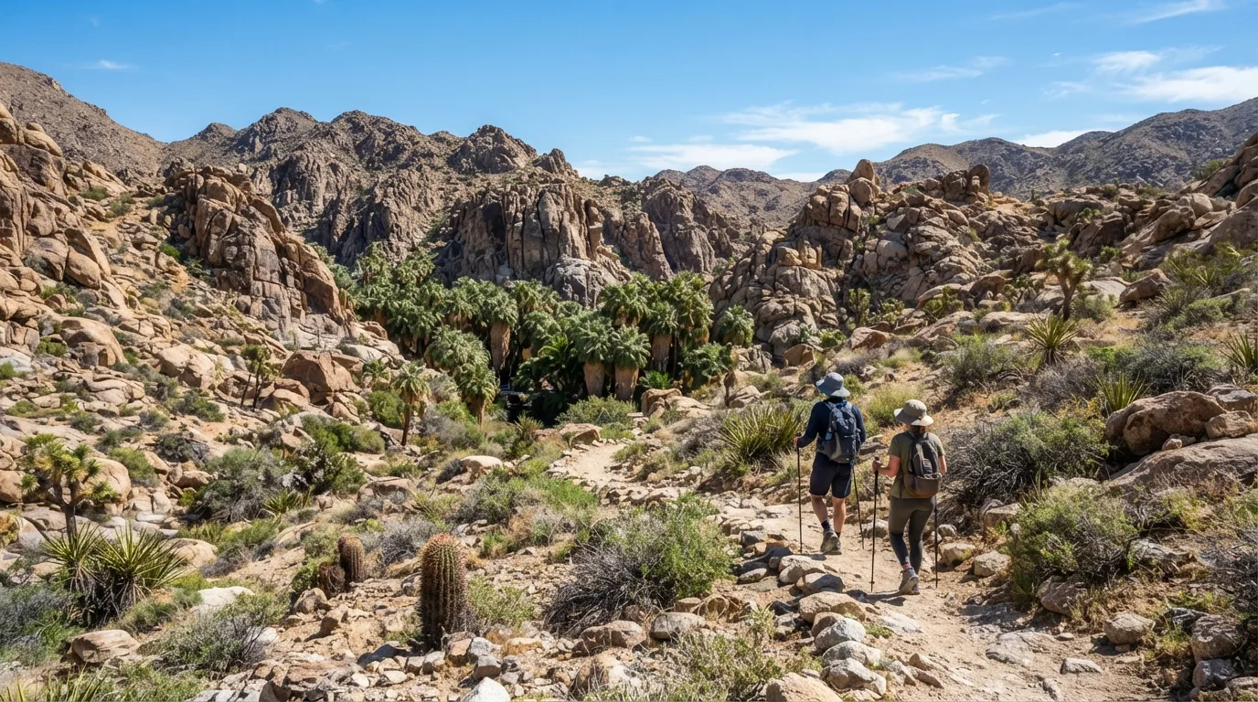 Fortynine Palms Oasis Trail hiking trail image