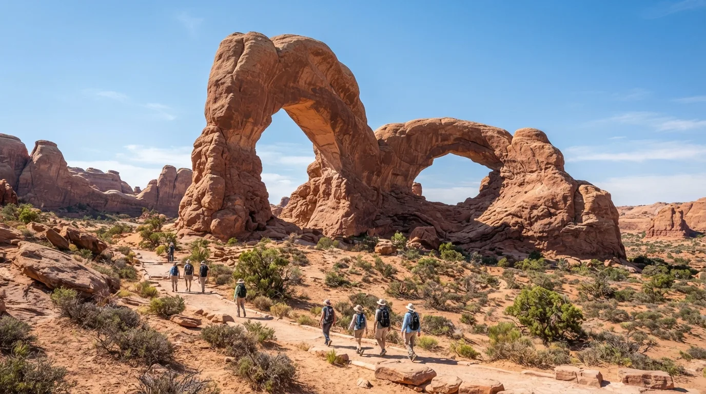 Double Arch Trail hiking trail image