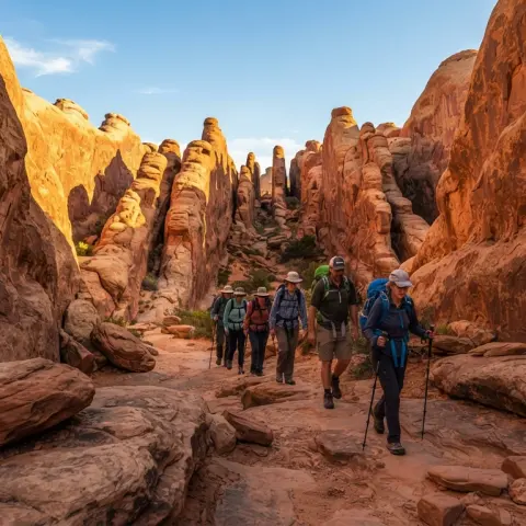Fiery Furnace Permit Hike