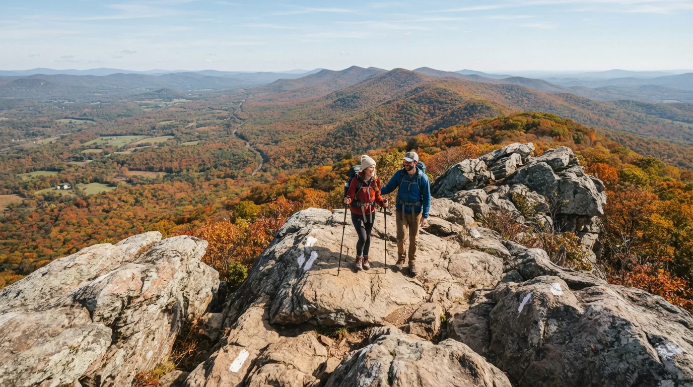 Old Rag Circuit Hike in Shenandoah hiking trail image