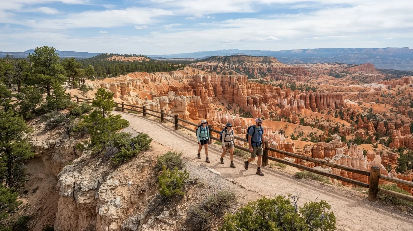 Rim Trail from Bryce Point to Sunrise Point hiking trail image