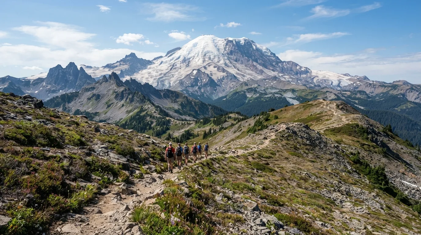 Burroughs Mountain Trail hiking trail image