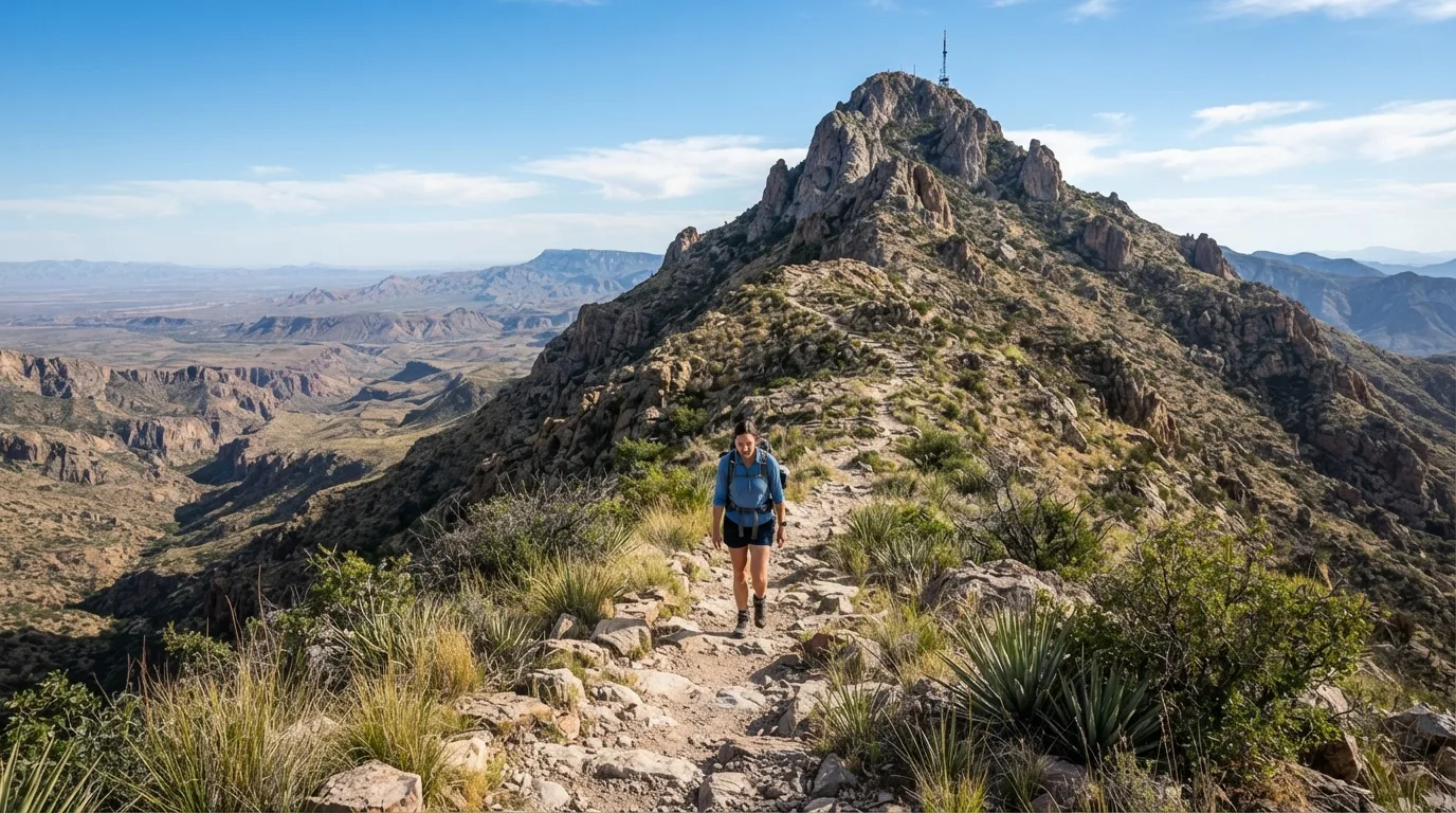 Emory Peak Trail hiking trail image