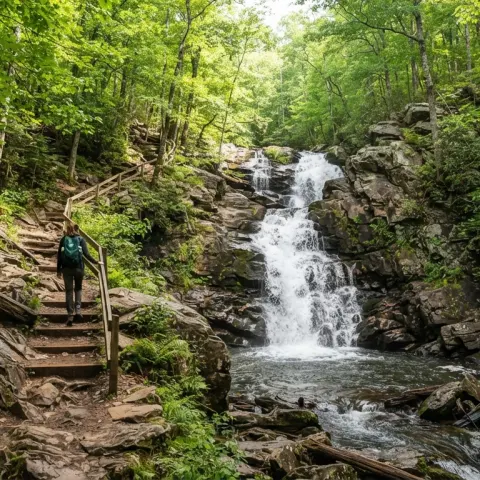 Dark Hollow Falls Trail