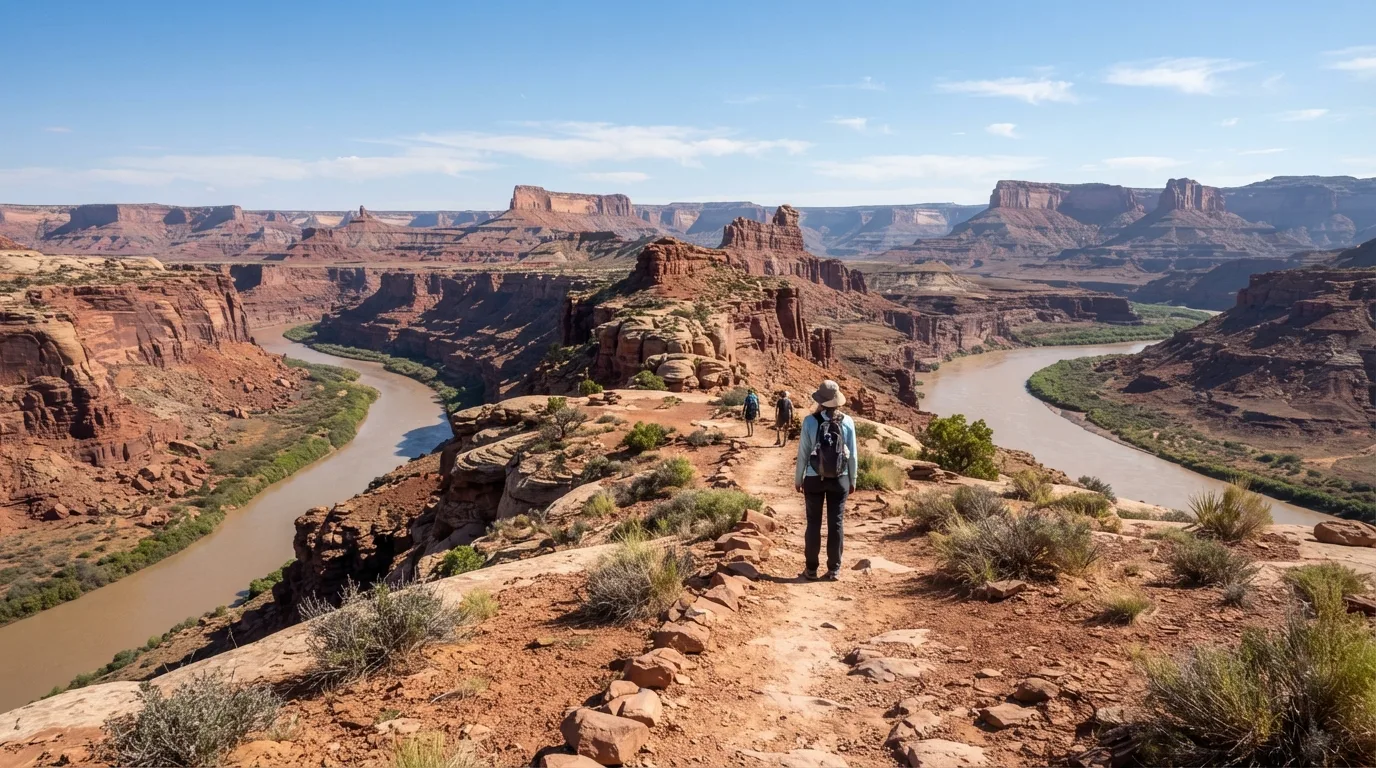 Confluence Overlook Trail hiking trail image