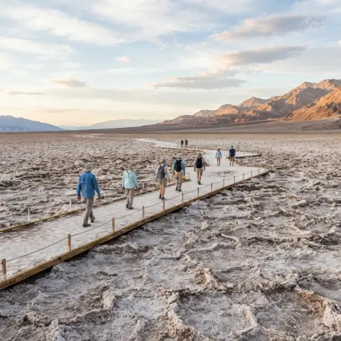 Badwater Basin Salt Flat Walk