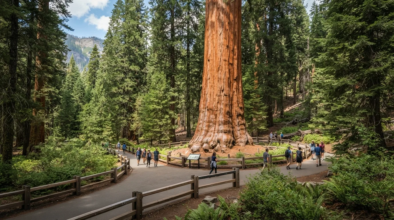 General Sherman Tree Trail hiking trail image