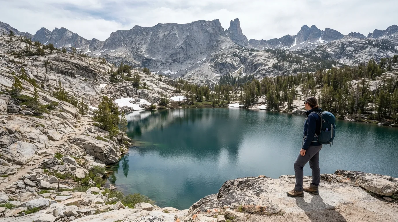 Lakes Trail to Heather Lake hiking trail image