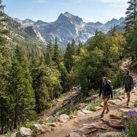 Copper Creek Trail to Lower Tent Meadow