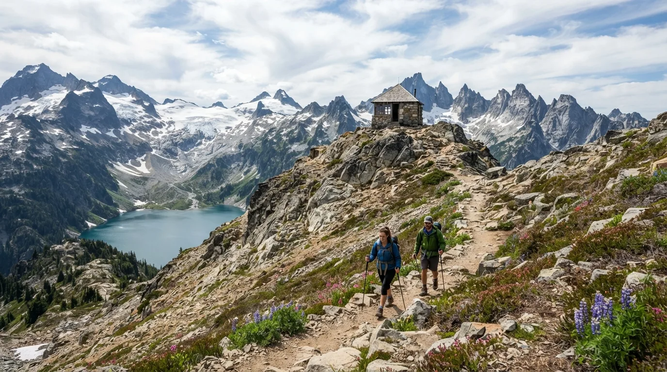 Hidden Lake Lookout Trail hiking trail image