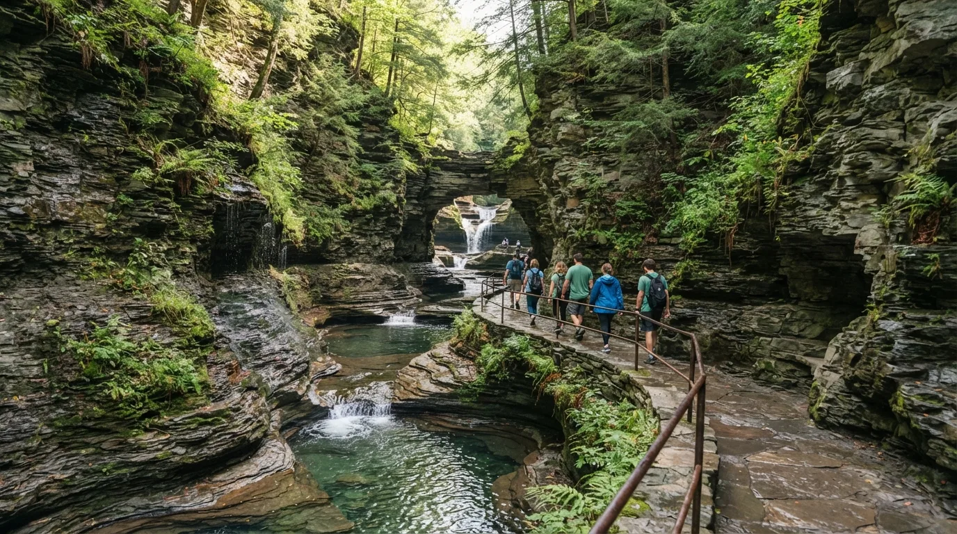 Watkins Glen Gorge Trail hiking trail image