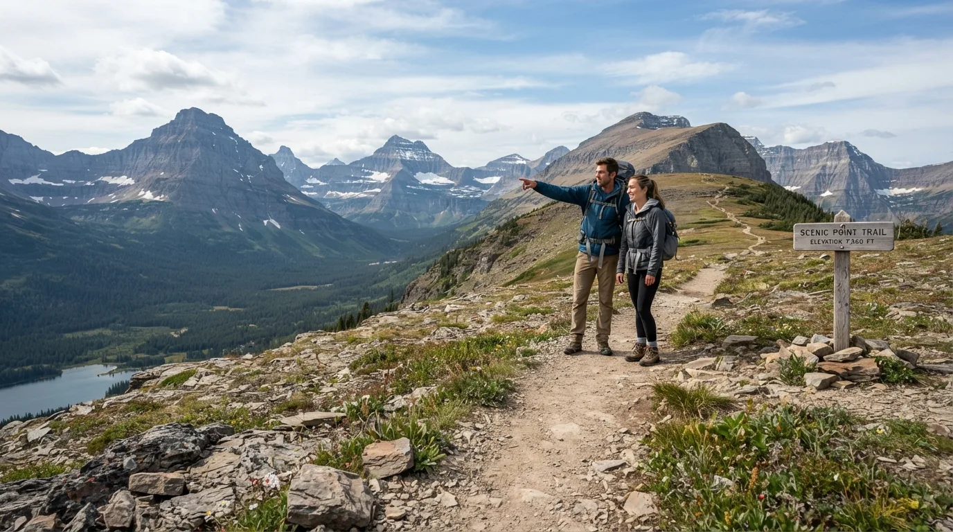 Scenic Point Trail hiking trail image
