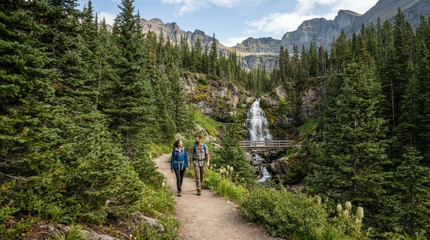 Baring Falls Trail hiking trail image